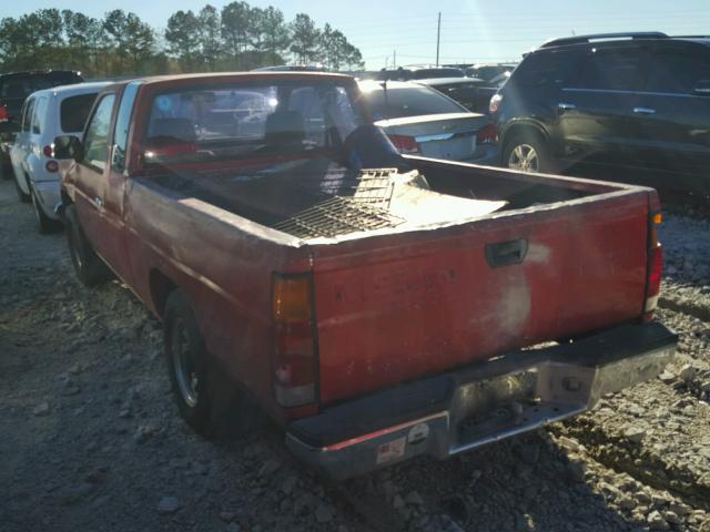 1N6SD16S2PC436737 - 1993 NISSAN TRUCK KING RED photo 3