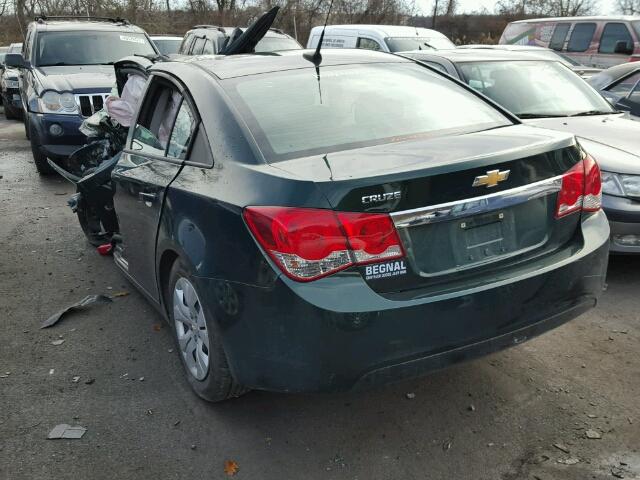 1G1PA5SG6E7211553 - 2014 CHEVROLET CRUZE LS GREEN photo 3