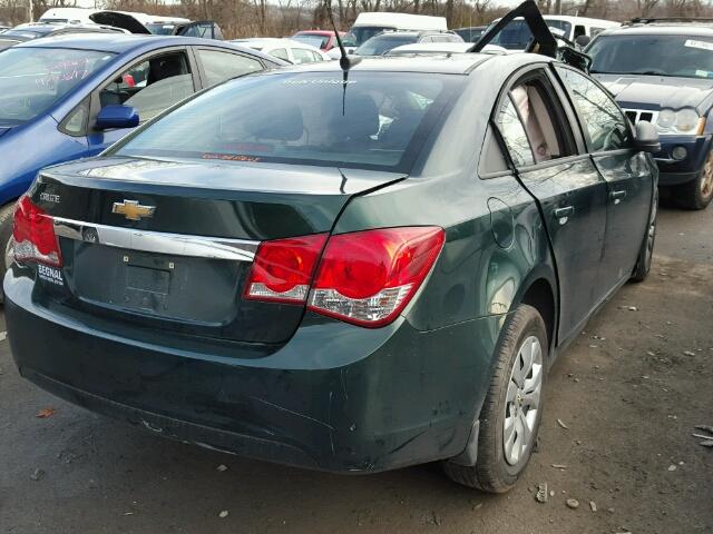 1G1PA5SG6E7211553 - 2014 CHEVROLET CRUZE LS GREEN photo 4