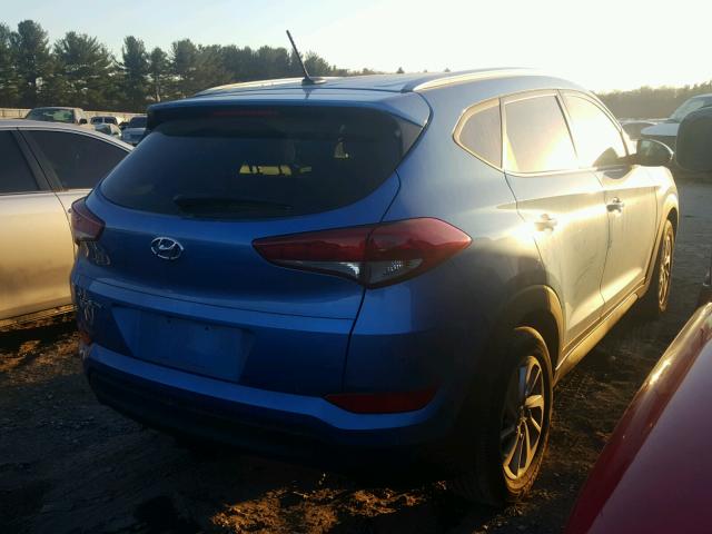 KM8J33A44GU145295 - 2016 HYUNDAI TUCSON LIM BLUE photo 4