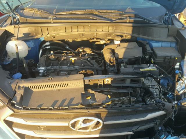 KM8J33A44GU145295 - 2016 HYUNDAI TUCSON LIM BLUE photo 7