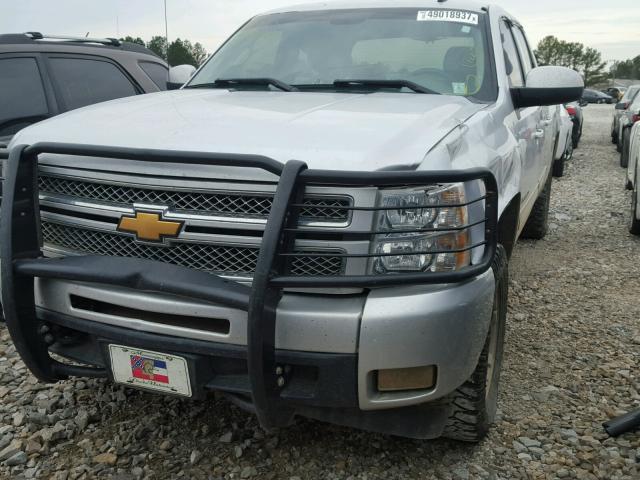 3GCPKTE74DG278577 - 2013 CHEVROLET SILVERADO SILVER photo 9