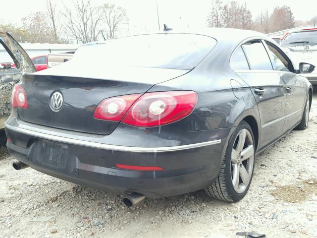 WVWGU73C89E534204 - 2009 VOLKSWAGEN CC VR6 4MO BLACK photo 4