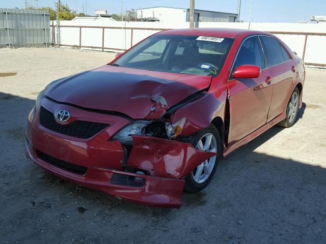 4T1BE46K77U141169 - 2007 TOYOTA CAMRY NEW RED photo 2