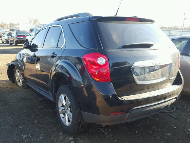 2GNALPEKXC1204853 - 2012 CHEVROLET EQUINOX LT BLACK photo 3