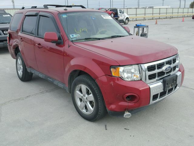 1FMCU0EG8AKC46951 - 2010 FORD ESCAPE LIM RED photo 1