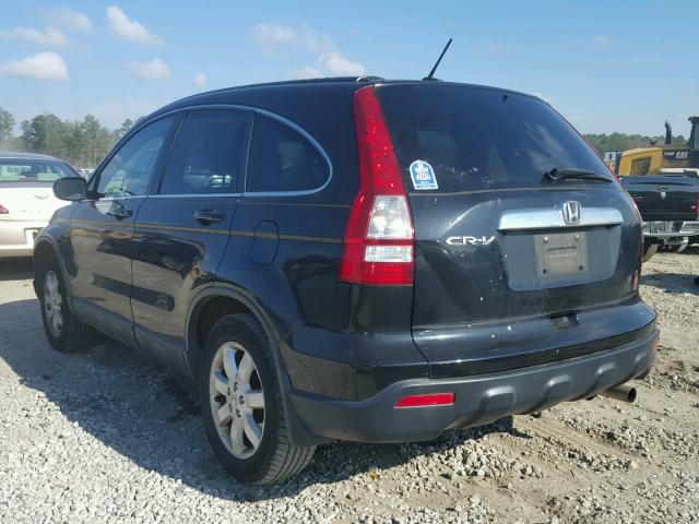 5J6RE38709L029760 - 2009 HONDA CR-V EXL BLACK photo 3