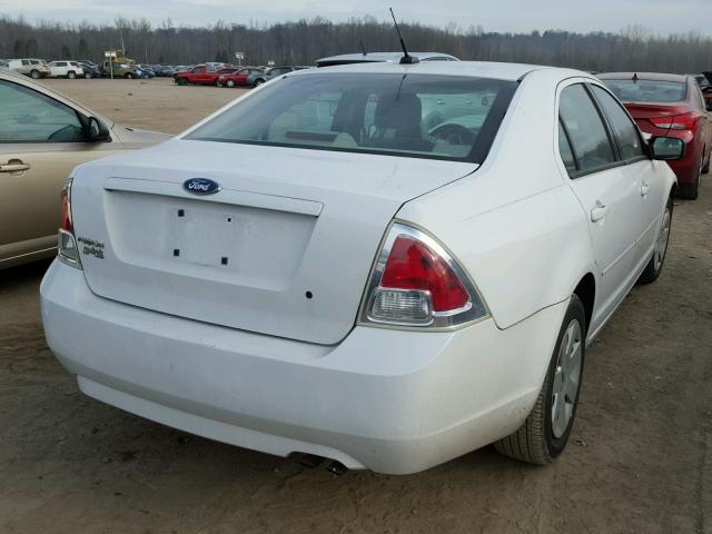 3FAHP06Z87R136364 - 2007 FORD FUSION S WHITE photo 4