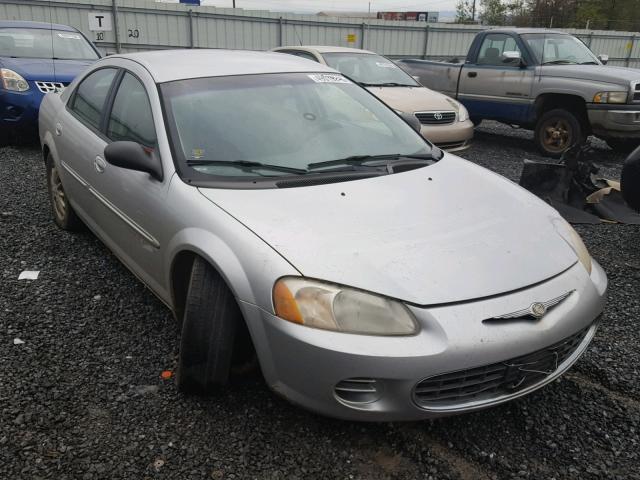 1C3EL46U21N504833 - 2001 CHRYSLER SEBRING LX SILVER photo 1