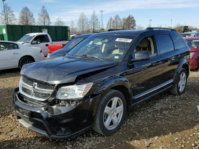 3C4PDCBG8CT353348 - 2012 DODGE JOURNEY SX BLACK photo 2