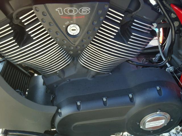 5VPDW36NXE3031185 - 2014 VICTORY MOTORCYCLES CROSS COUN أحمر صورة 7