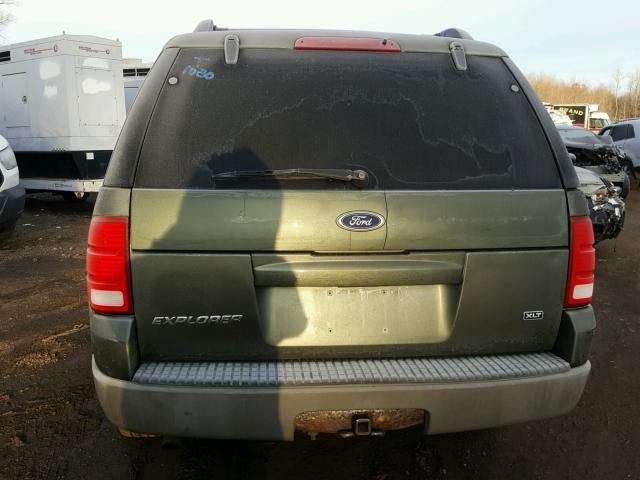 1FMZU73E12UB61556 - 2002 FORD EXPLORER X GREEN photo 9