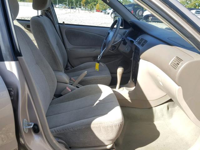 1Y1SK54831Z416097 - 2001 CHEVROLET GEO PRIZM 棕色 照片 5