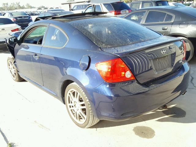 JTKDE177260112229 - 2006 TOYOTA SCION TC BLUE photo 3