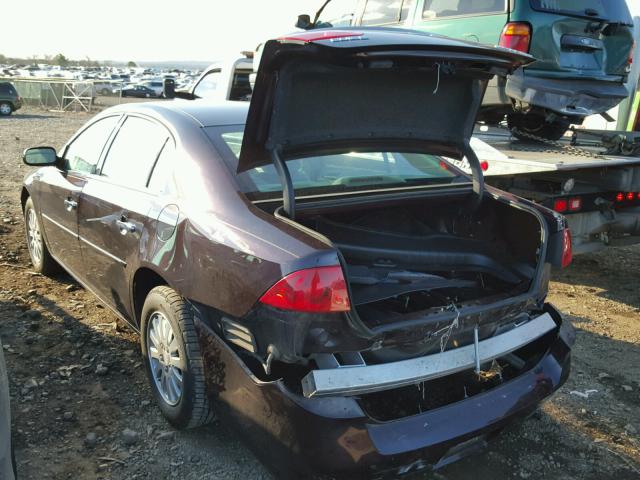 1G4HP57208U199974 - 2008 BUICK LUCERNE CX BURGUNDY photo 3