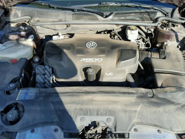 1G4HP57208U199974 - 2008 BUICK LUCERNE CX BURGUNDY photo 7