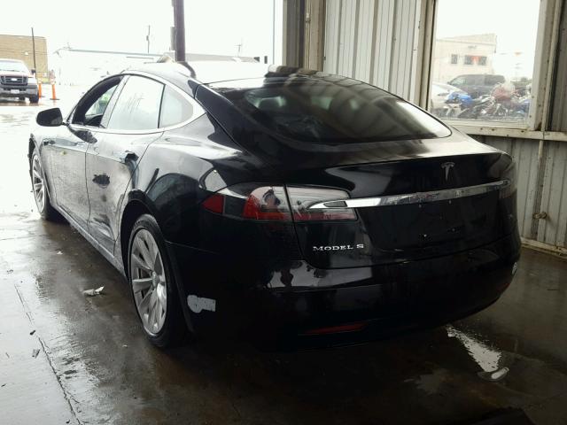 5YJSA1E15HF201340 - 2017 TESLA MODEL S 黑色 照片 3