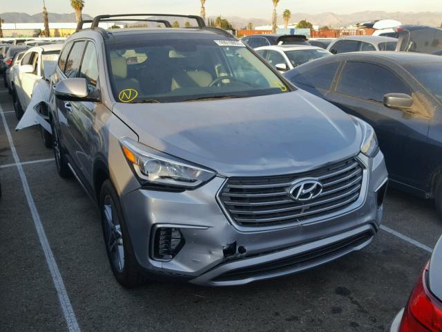 KM8SR4HF0HU246898 - 2017 HYUNDAI SANTA FE S GRAY photo 1