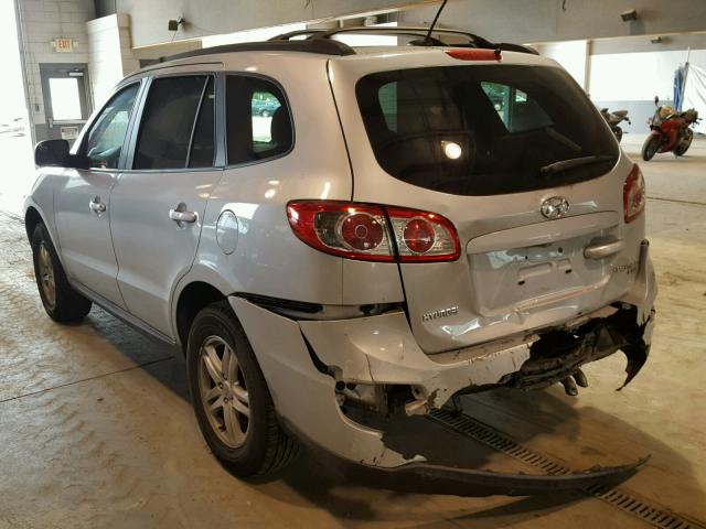 5NMSGDAB7AH411456 - 2010 HYUNDAI SANTA FE G SILVER photo 3