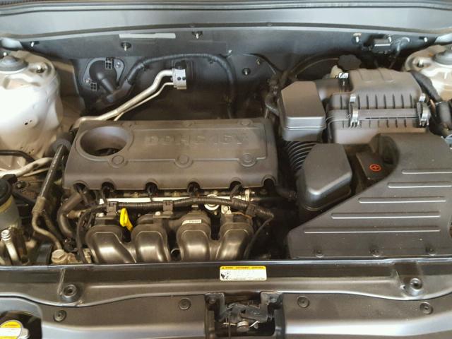 5NMSGDAB7AH411456 - 2010 HYUNDAI SANTA FE G SILVER photo 7