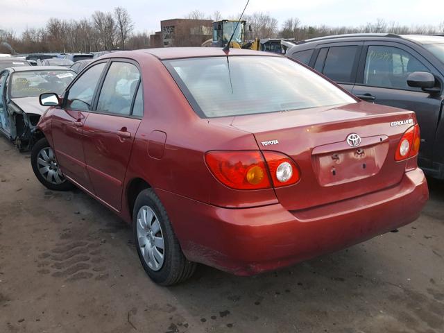 2T1BR32E43C108348 - 2003 TOYOTA COROLLA CE RED photo 3