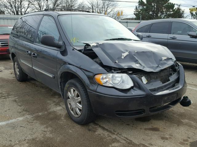 2A4GP54LX7R293668 - 2007 CHRYSLER TOWN & COU BLACK photo 1