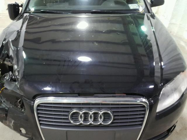 WAUAH78E47A240840 - 2007 AUDI A4 3.2 BLACK photo 7