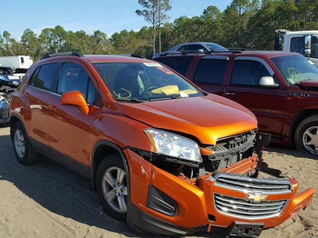 KL7CJLSB6FB113892 - 2015 CHEVROLET TRAX 1LT ORANGE photo 1