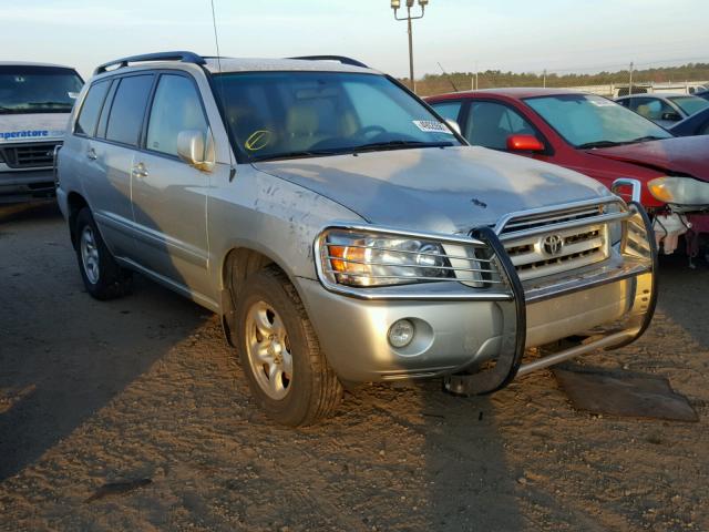 JTEGD21A840085841 - 2004 TOYOTA HIGHLANDER SILVER photo 1