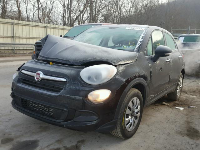 ZFBCFXAW6GP467984 - 2016 FIAT 500X POP BLACK photo 2