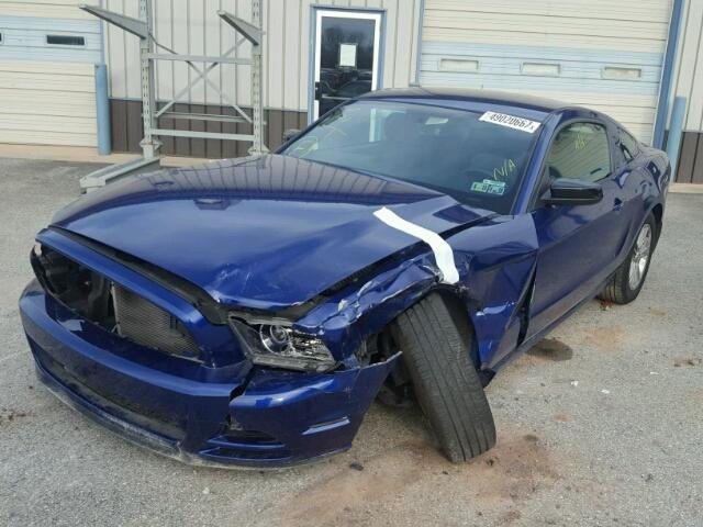 1ZVBP8AM5E5303142 - 2014 FORD MUSTANG PURPLE photo 2