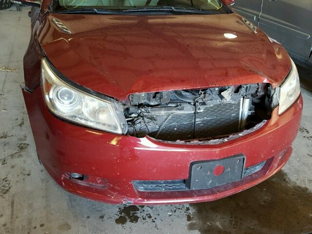 1G4GE5ED3BF100758 - 2011 BUICK LACROSSE C MAROON photo 9