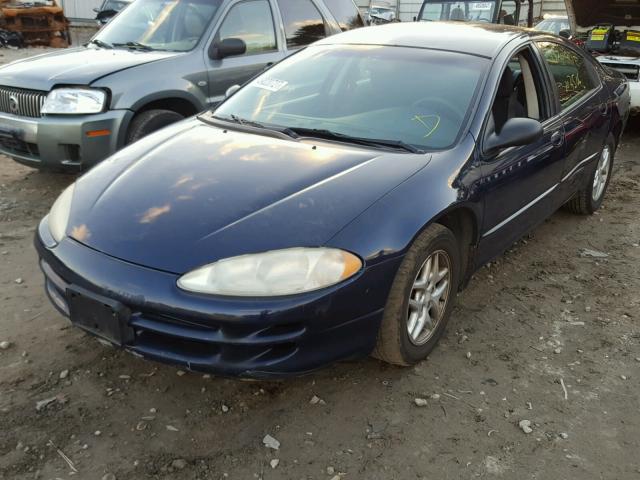 2B3HD46R04H667772 - 2004 DODGE INTREPID S BLUE photo 2