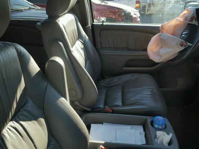 5FNRL3H69AB025751 - 2010 HONDA ODYSSEY EX SILVER photo 5