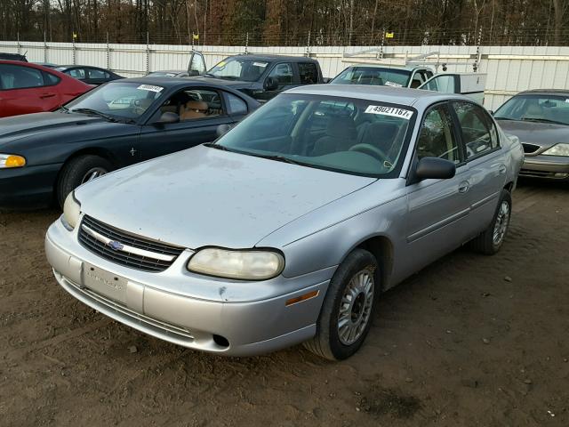 1G1ND52J016172646 - 2001 CHEVROLET MALIBU SILVER photo 2