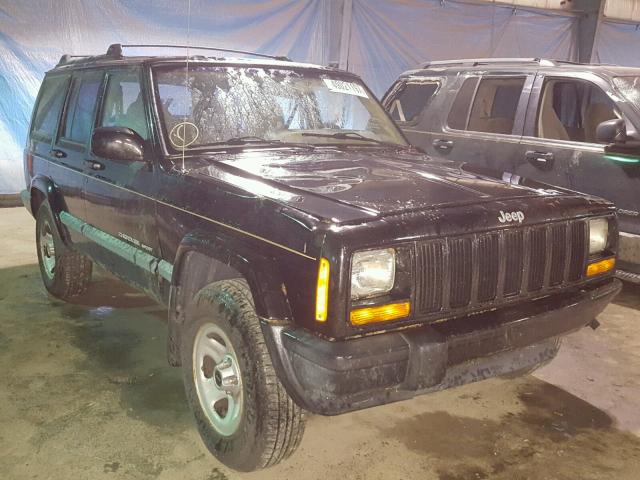 1J4FF68S8XL586547 - 1999 JEEP CHEROKEE S GREEN photo 1