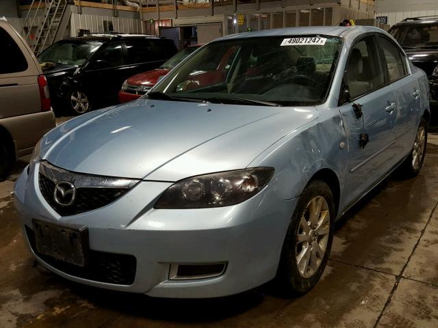 JM1BK32F681804864 - 2008 MAZDA 3 I BLUE photo 2