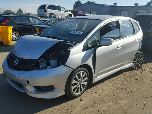 JHMGE8H58DC008820 - 2013 HONDA FIT SPORT SILVER photo 2