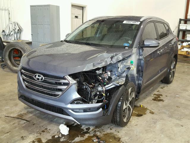 KM8J33A2XGU239678 - 2016 HYUNDAI TUCSON LIM GRAY photo 2