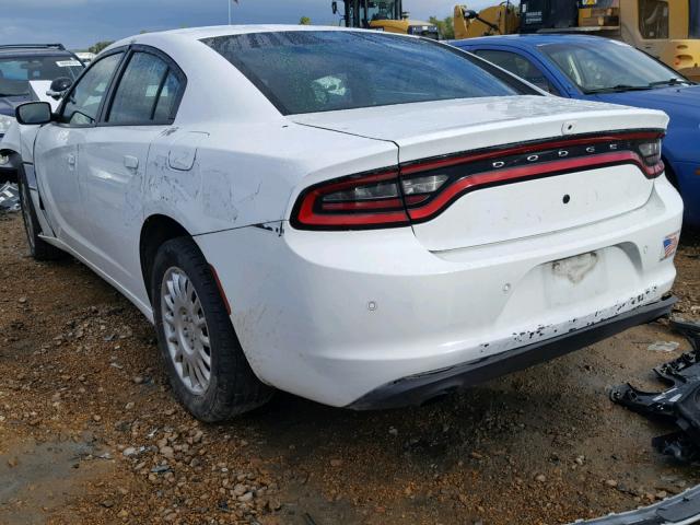 2C3CDXKT9HH661068 - 2017 DODGE CHARGER PO WHITE photo 3