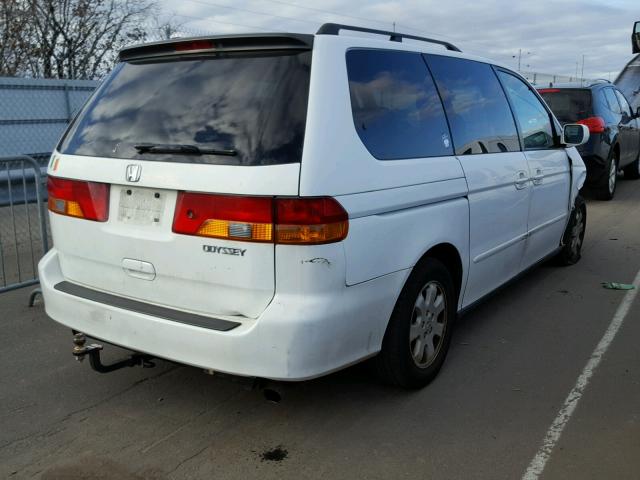 5FNRL18664B078058 - 2004 HONDA ODYSSEY EX WHITE photo 4