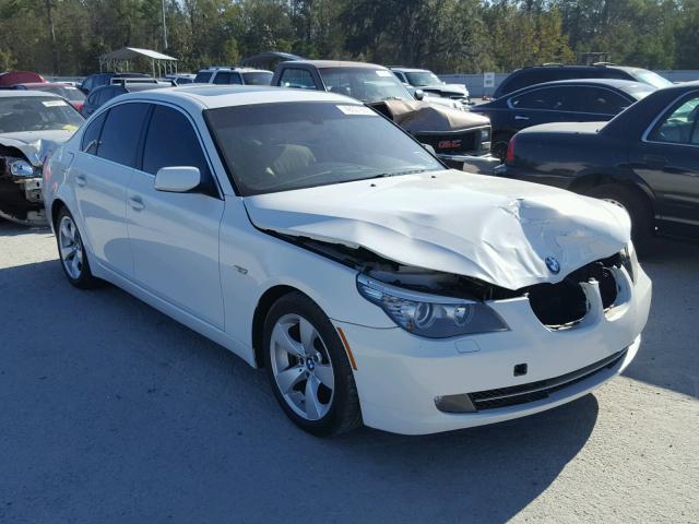 WBANU53508C117017 - 2008 BMW 528 I WHITE photo 1