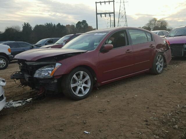 1N4BA41E18C802211 - 2008 NISSAN MAXIMA SE BURGUNDY photo 2