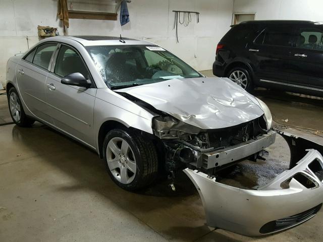 1G2ZG57B384187900 - 2008 PONTIAC G6 BASE SILVER photo 1