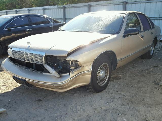 1G1BL52W1SR190901 - 1995 CHEVROLET CAPRICE CL GOLD photo 2