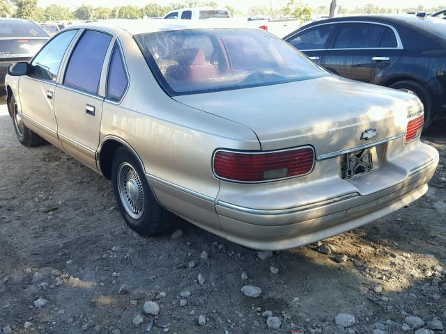 1G1BL52W1SR190901 - 1995 CHEVROLET CAPRICE CL GOLD photo 3