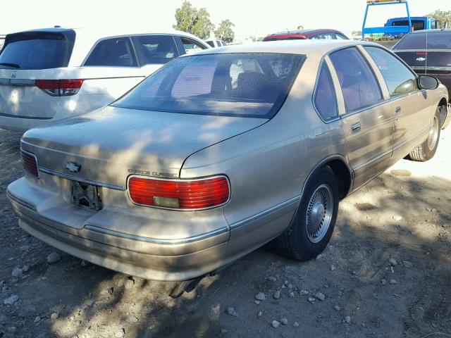 1G1BL52W1SR190901 - 1995 CHEVROLET CAPRICE CL GOLD photo 4