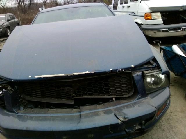 1ZVFT80N175305383 - 2007 FORD MUSTANG BLUE photo 7