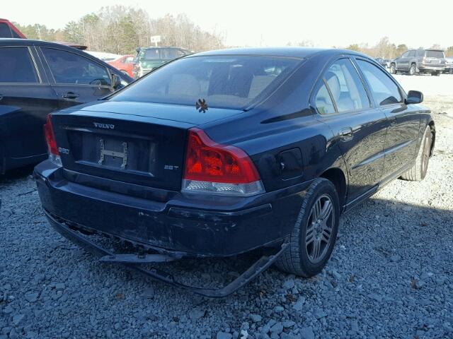 YV1RS592262536250 - 2006 VOLVO S60 2.5T BLACK photo 4