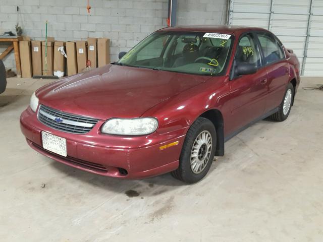 1G1ND52J12M700059 - 2002 CHEVROLET MALIBU MAROON photo 2